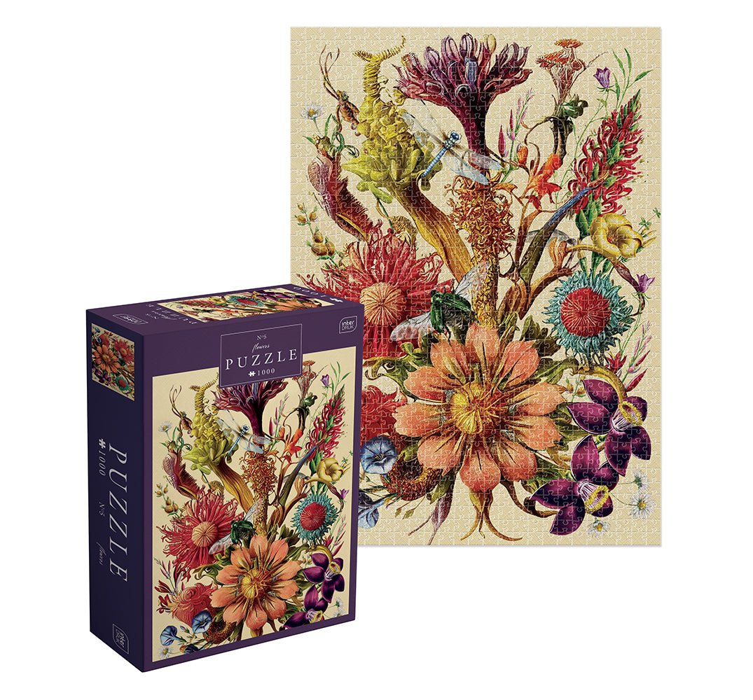 Virágok 5 Interdruk 1000 darabos kirakó puzzle (ID-PUZ1000FLO5) - puzzlegarden