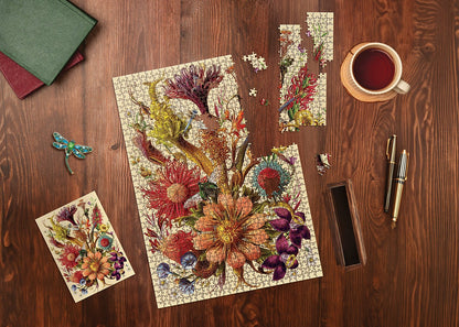 Virágok 5 Interdruk 1000 darabos kirakó puzzle (ID-PUZ1000FLO5) - puzzlegarden