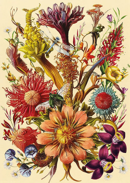 Virágok 5 Interdruk 1000 darabos kirakó puzzle (ID-PUZ1000FLO5) - puzzlegarden