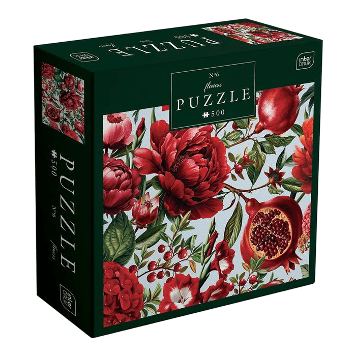 Virágok 6 Interdruk 500 darabos kirakó puzzle (ID-5902277385048) - puzzlegarden