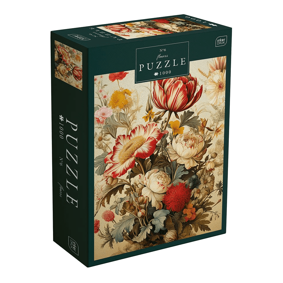 Virágok 6 Interdruk 1000 darabos kirakó puzzle (ID-5902277385420) - puzzlegarden