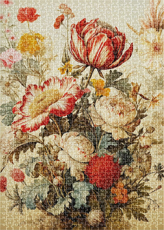 Virágok 6 Interdruk 1000 darabos kirakó puzzle (ID-PUZ1000FLO6) - puzzlegarden