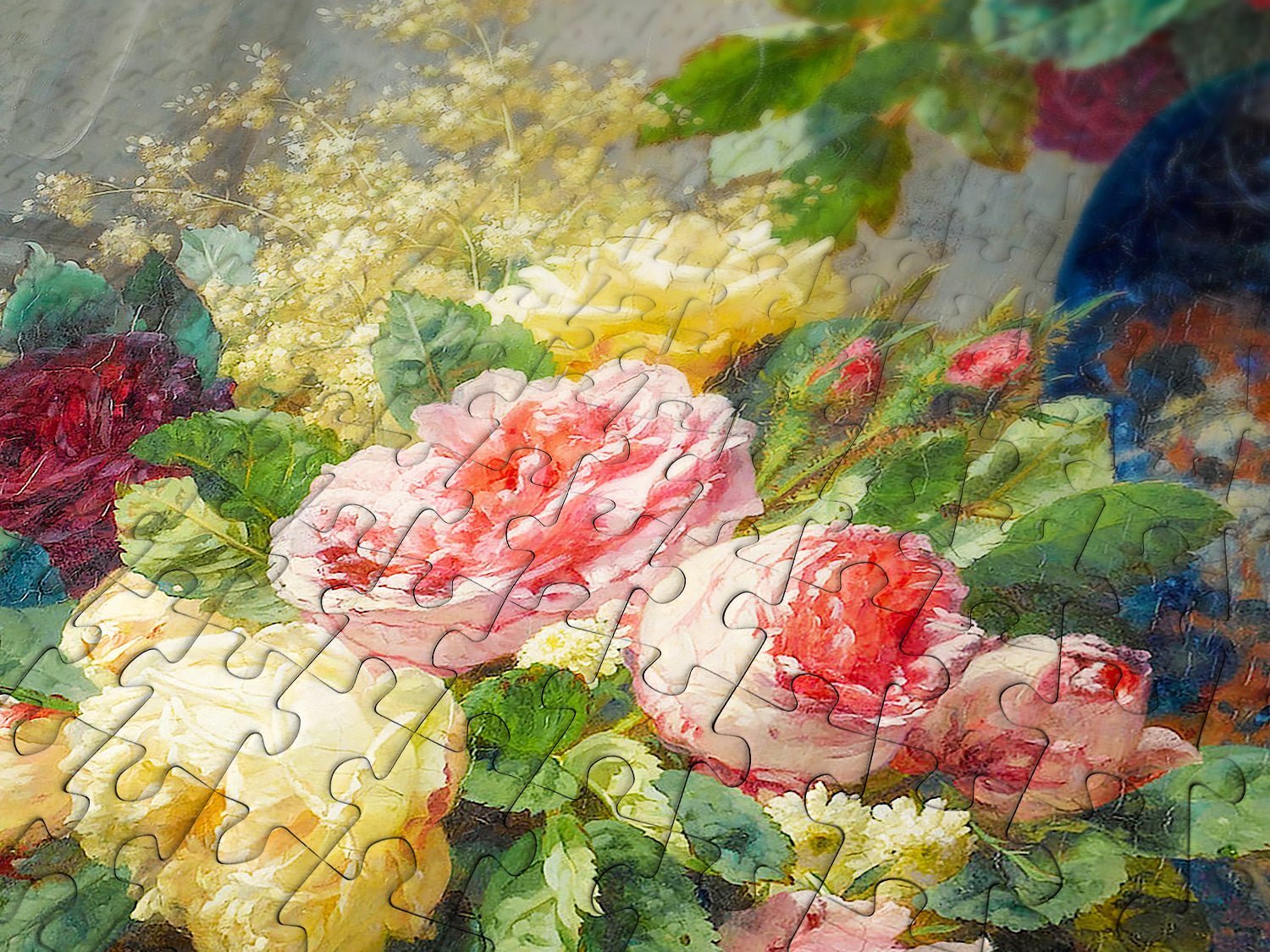 Virágok és Serlegek Enjoy 1000 darabos kirakó puzzle (EN - 1527) - puzzlegarden