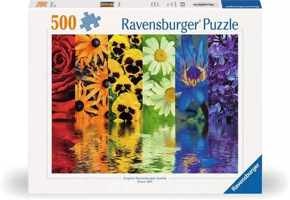 Virágos Tükröződések Ravensburger 500 darabos kirakó puzzle (RA-12000213) - puzzlegarden