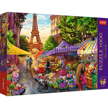 Virágpiac, Párizs Trefl 1000 darabos kirakó puzzle (TR - 10799 5900511107999) - puzzlegarden