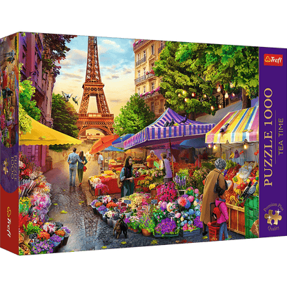 Virágpiac, Párizs Trefl 1000 darabos kirakó puzzle (TR-10799) - puzzlegarden