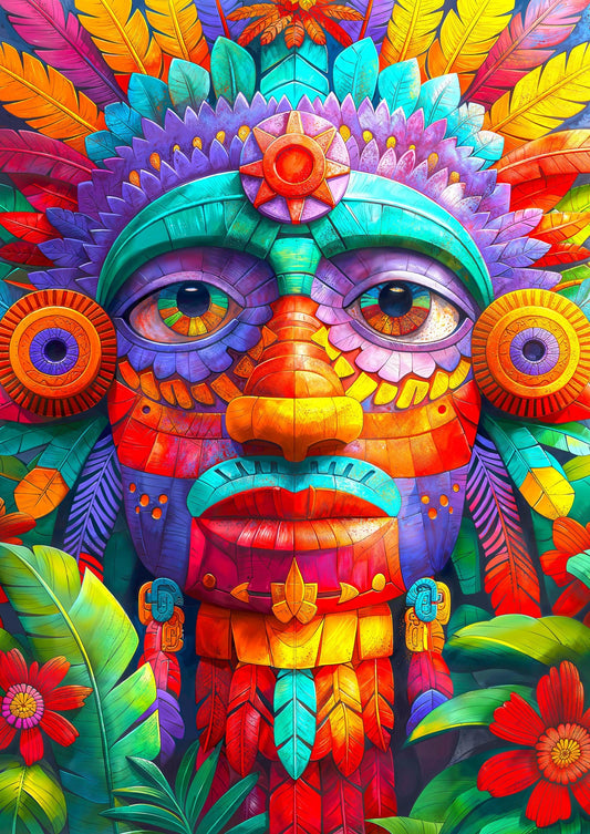 Virágtotem Enjoy 1000 darabos kirakó puzzle (EN - 2252) - puzzlegarden