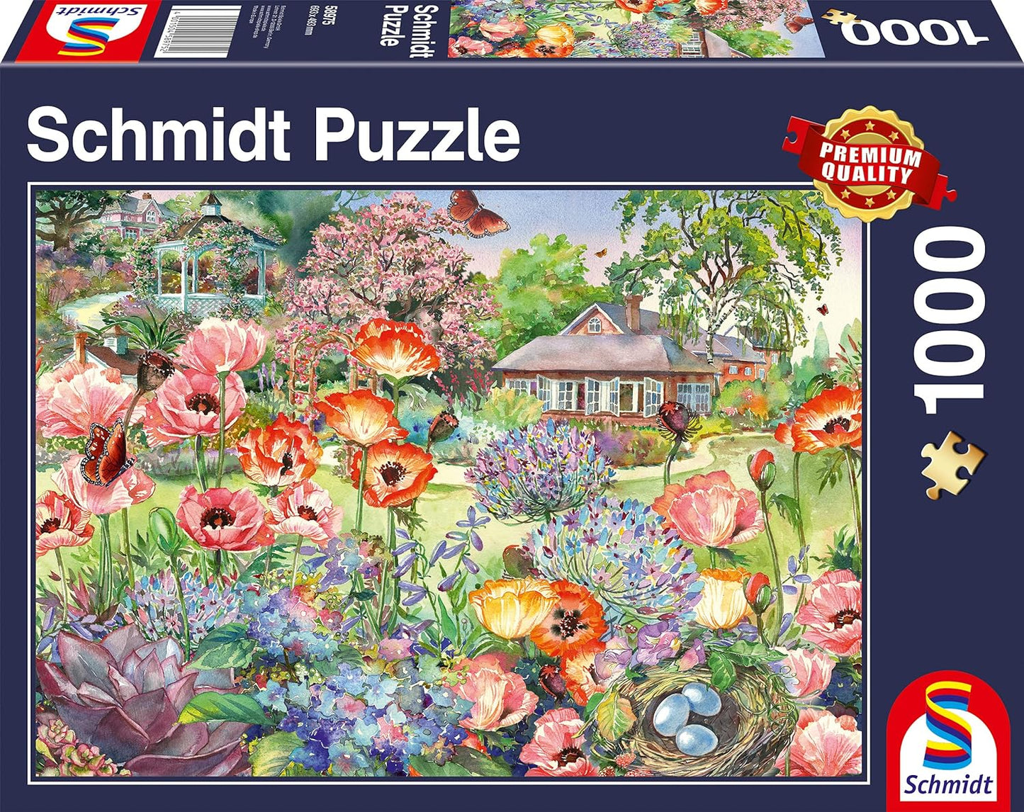 Virágzó Kert Schmidt 1000 darabos kirakó puzzle (SCH-58975 4001504589752) - puzzlegarden