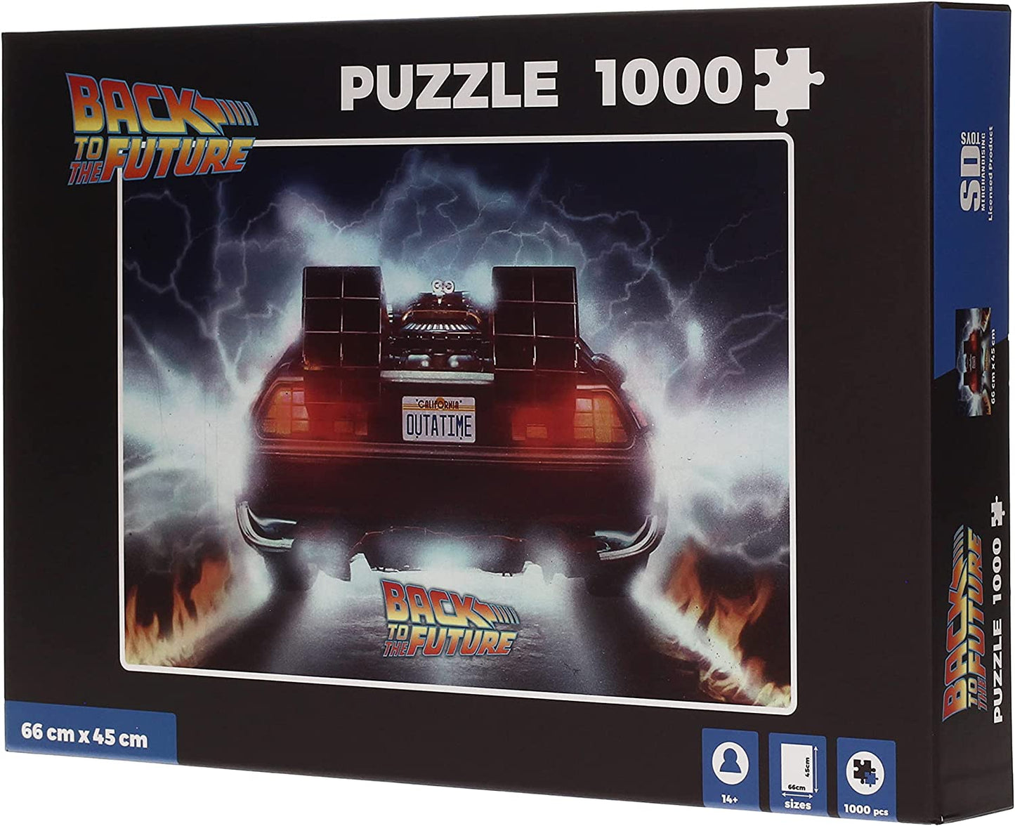 Vissza a Jövőbe - A Delorean Időgép SD Toys 1000 darabos kirakó puzzle (SD-BTTF02 8435450223235) - puzzlegarden