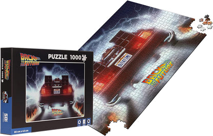 Vissza a Jövőbe - A Delorean Időgép SD Toys 1000 darabos kirakó puzzle (SD-BTTF02 8435450223235) - puzzlegarden