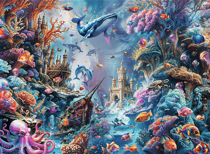 Víz alatti élet Trefl 3000 darabos kirakó puzzle (TR-USA_99270) - puzzlegarden
