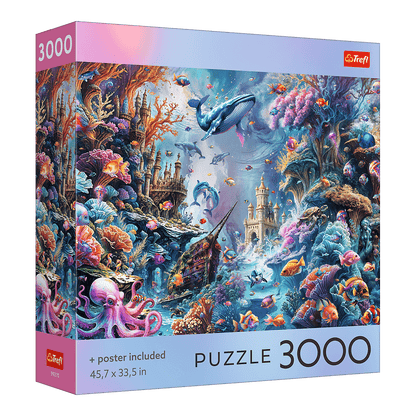 Víz alatti élet Trefl 3000 darabos kirakó puzzle (TR-USA_99270) - puzzlegarden