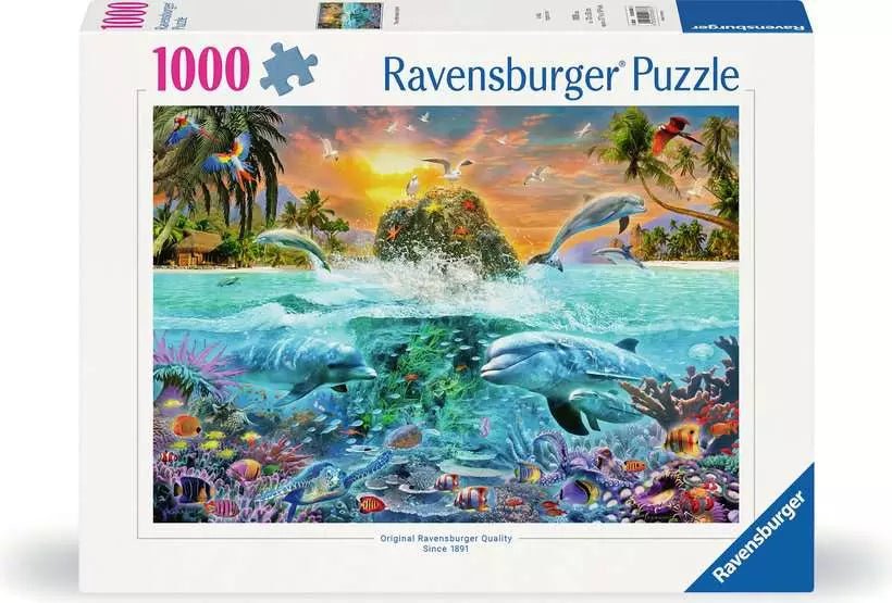 Víz alatti sziget Ravensburger 1000 darabos kirakó puzzle (RA-12000887) - puzzlegarden