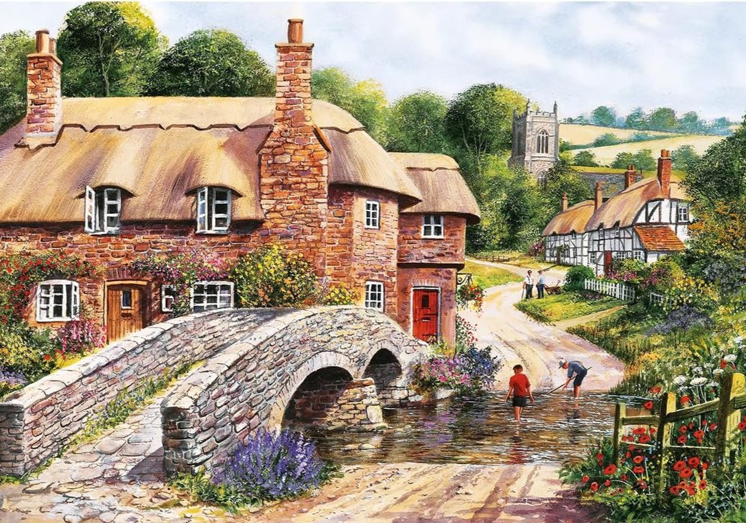 Vízi barangolás - 4×500 Gibsons 500 darabos kirakó puzzle (G - G5070) - puzzlegarden