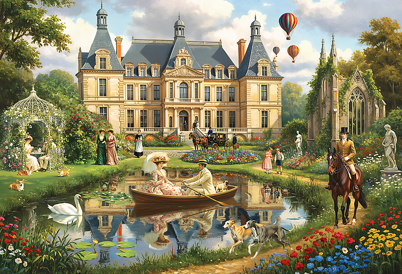 Vízi palota Trefl 1500 darabos kirakó puzzle (TR-26219) - puzzlegarden