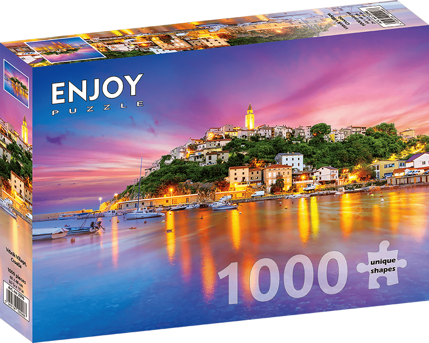 Vrbnik, Horvátország ENJOY 1000 darabos kirakó puzzle (EN-2096 5949194020966) - puzzlegarden