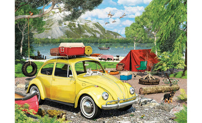 VW Bogár – kemping – fémdobozban Eurographics 550 darabos kirakó puzzle (EUR-8551-5691) - puzzlegarden