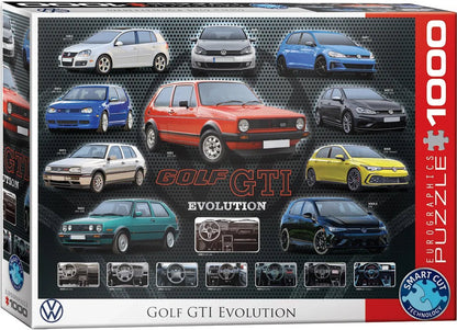 VW Golf GTI – evolúció Eurographics 1000 darabos kirakó puzzle (EUR-6000-6115) - puzzlegarden