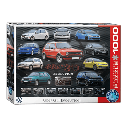 VW Golf GTI – evolúció Eurographics 1000 darabos kirakó puzzle (EUR-6000-6115) - puzzlegarden