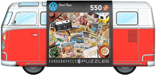 VW – Útikalandozások – fémdobozban Eurographics 550 darabos kirakó puzzle (EUR-8551-5576) - puzzlegarden