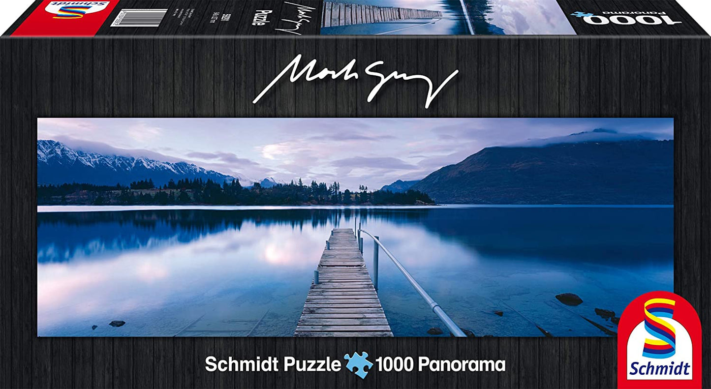 Wakatipu-tó - Új-Zéland - Panoráma Schmidt 1000 darabos kirakó puzzle (SCH-59291 4001504592912) - puzzlegarden