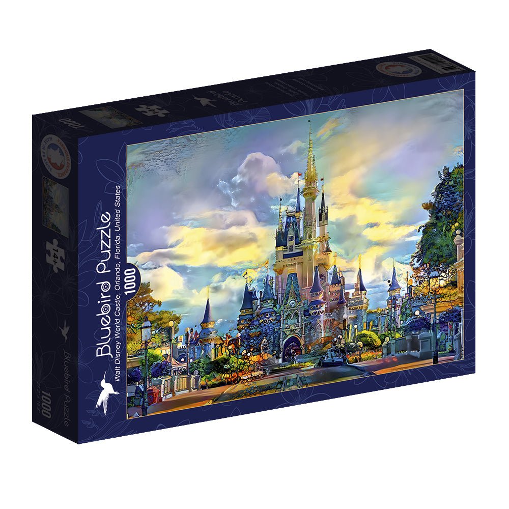 Walt Disney World Kastély, Florida Bluebird 1000 darabos kirakó puzzle (BB-F-90290 3663384902901) - puzzlegarden