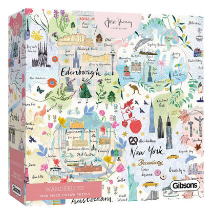 Wanderlust Gibsons 1000 darabos kirakó puzzle (G - G6614 5012269066142) - puzzlegarden