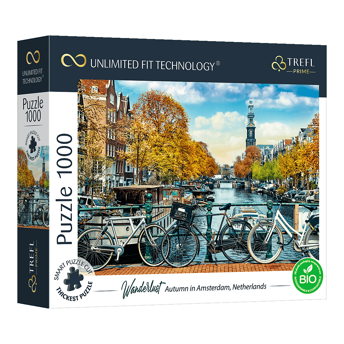 Wanderlust: Ősz Amszterdamban, Hollandia Trefl 1000 darabos kirakó puzzle (TR-10702) - puzzlegarden