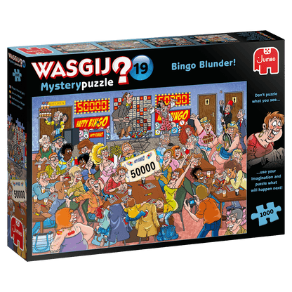 Wasgij? - Mystery 19 - Bingo csalás Jumbo 1000 darabos kirakó puzzle (JU-19182 8710126191828) - puzzlegarden