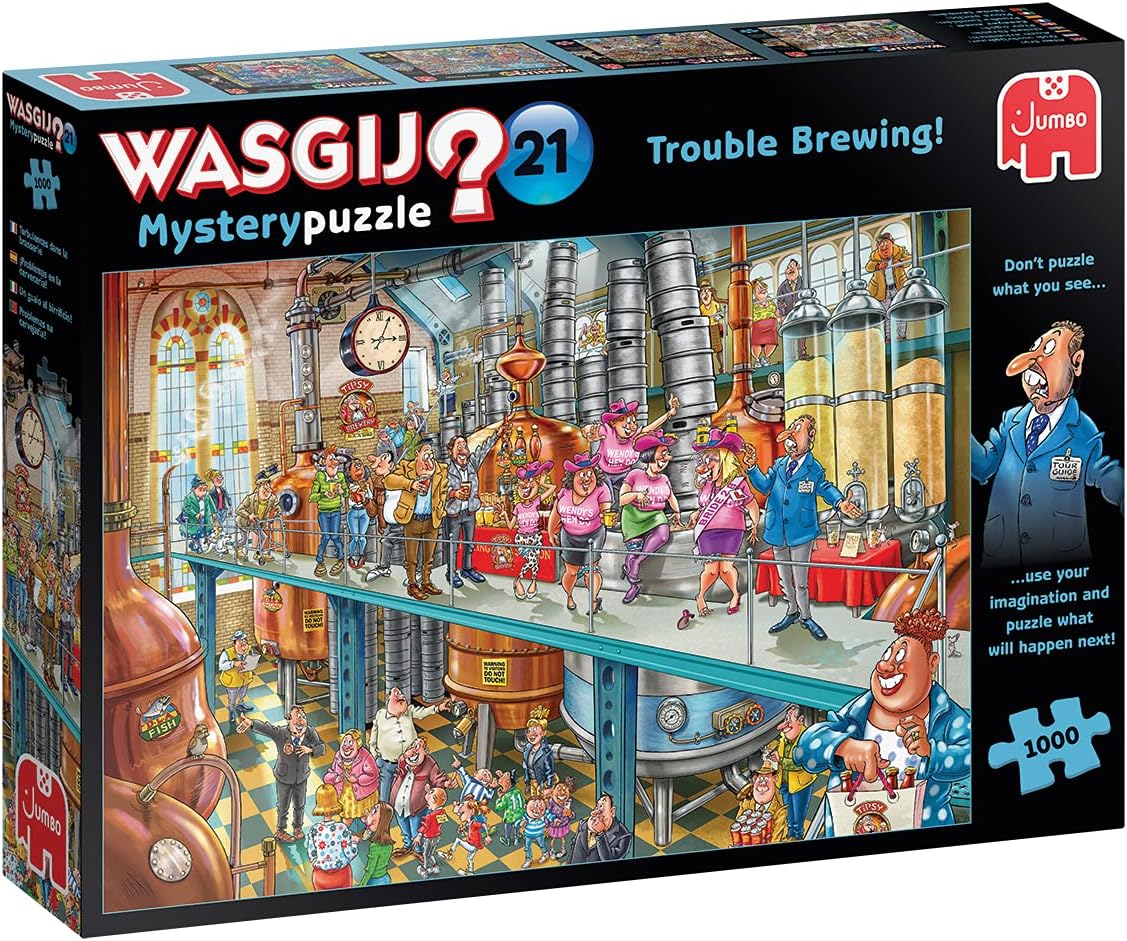 Wasgij? - Mystery 21 - A Sörfőzdében Jumbo 1000 darabos kirakó puzzle (JU-25006 8710126250068) - puzzlegarden