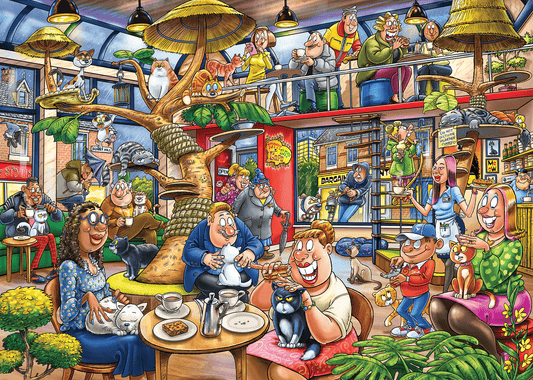 Wasgij Mystery 28 – Macskamánia! Jumbo 1000 darabos kirakó puzzle (JU - 1110100506) - puzzlegarden