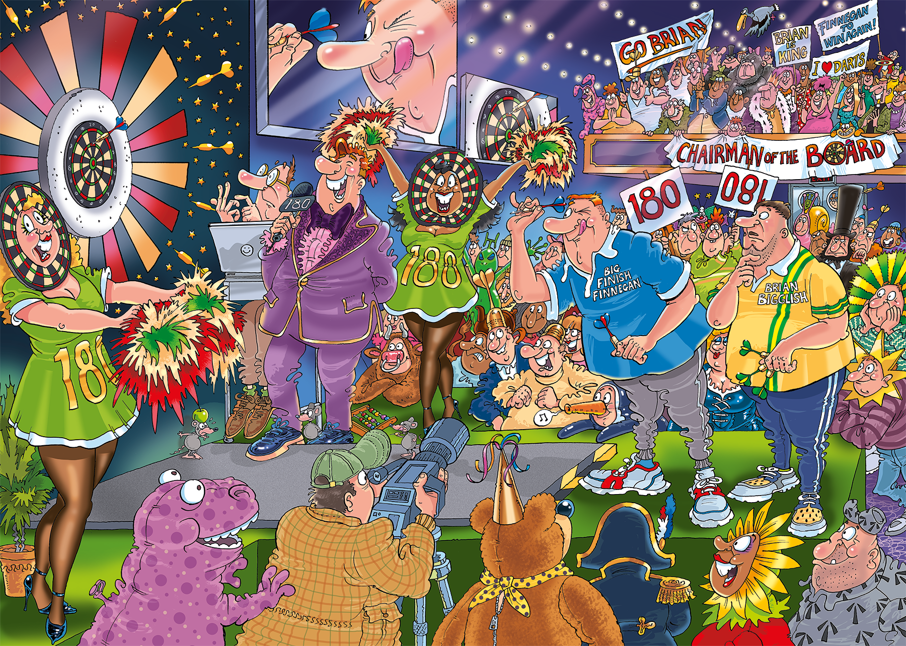 Wasgij Mystery 30 – Telitalálat! Jumbo 1000 darabos kirakó puzzle (JU-1110100804) - puzzlegarden