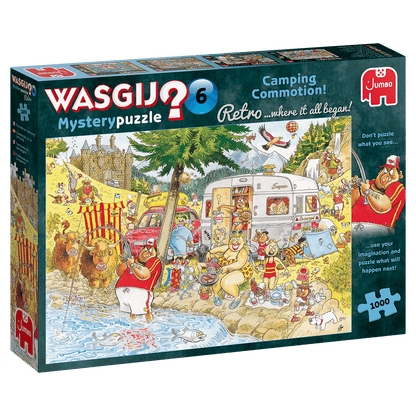 Wasgij? - Mystery 6 - Kempingezés Jumbo 1000 darabos kirakó puzzle (JU-25016 8710126250167) - puzzlegarden