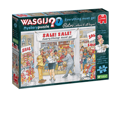 Wasgij? - Mystery Puzzle Nr. 7 - Kiárusítás! Jumbo 1000 darabos kirakó puzzle (JU - 1110100018 8710126000182) - puzzlegarden