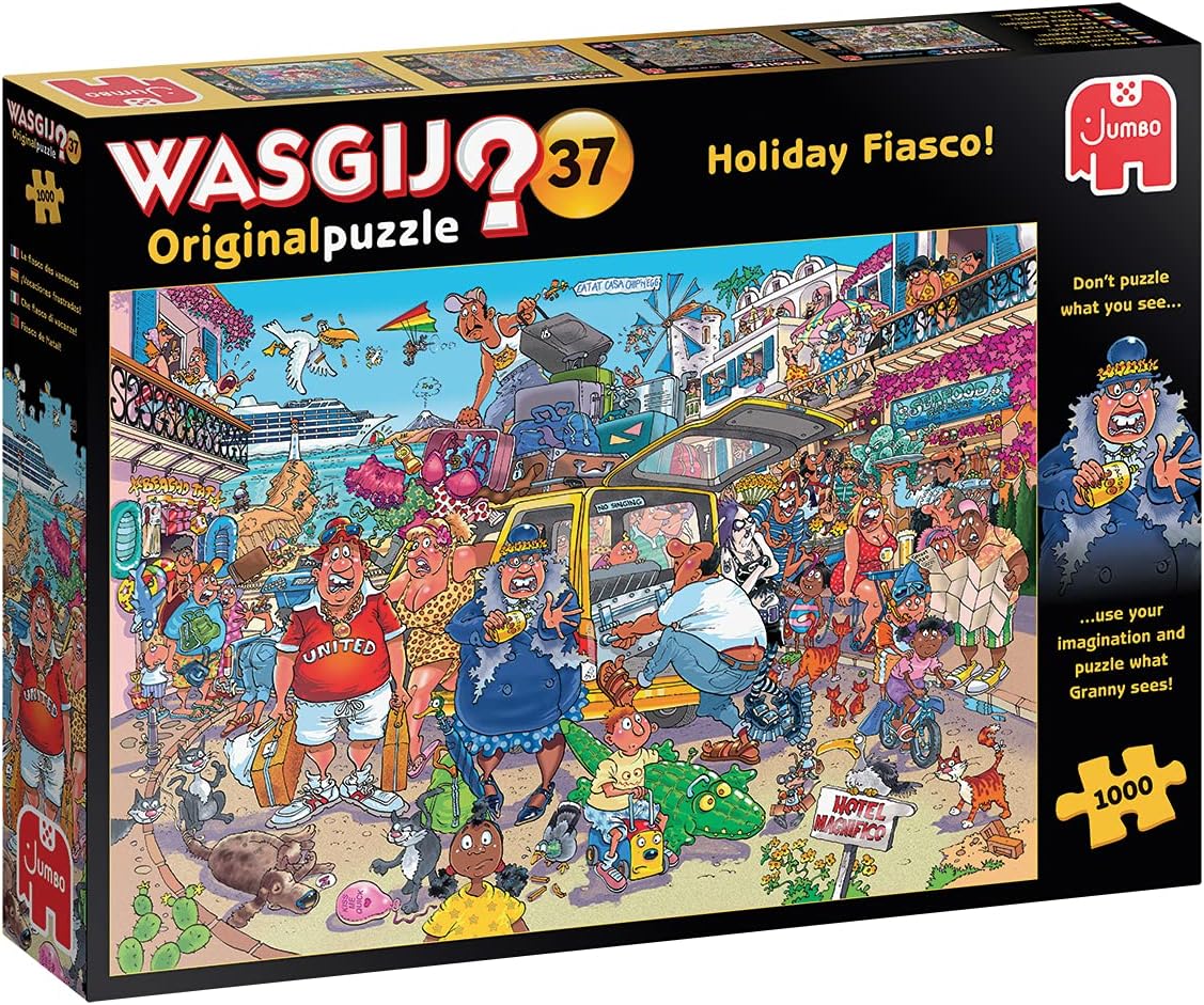 Wasgij? - Original 37 - Nyaralás-Fiasco! Jumbo 1000 darabos kirakó puzzle (JU-25004 8710126250044) - puzzlegarden