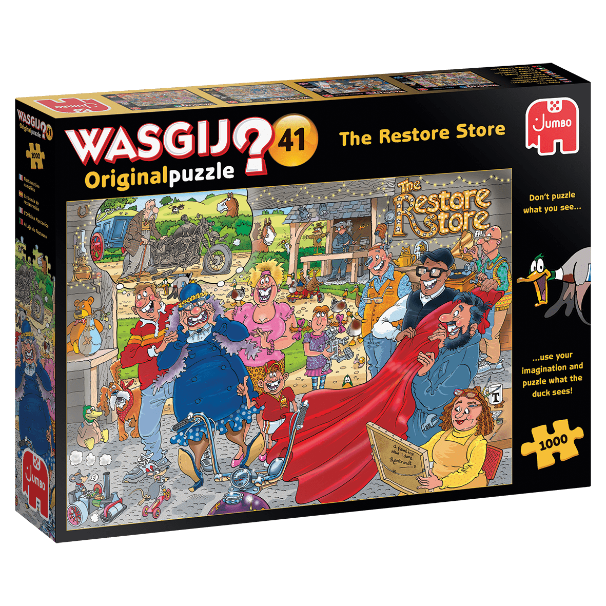 Wasgij? - Original 41 - A restaurátor Jumbo 1000 darabos kirakó puzzle (JU-25020 8710126250204) - puzzlegarden