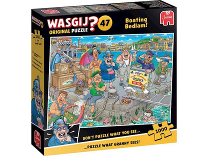 Wasgij Original 47 – Hajós káosz! Jumbo 1000 darabos kirakó puzzle (JU-1110100511) - puzzlegarden