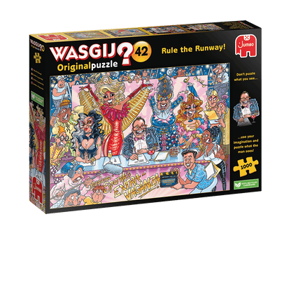 Wasgij? - Original Puzzle Nr. 42 - Uralkodj a kifutón! Jumbo 1000 darabos kirakó puzzle (JU - 1110100013 8710126000137) - puzzlegarden