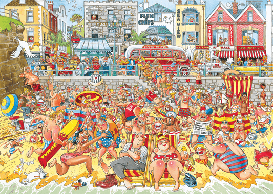 Wasgij Retro Original 8 – Árad a víz! Jumbo 1000 darabos kirakó puzzle (JU - 1110100579) - puzzlegarden