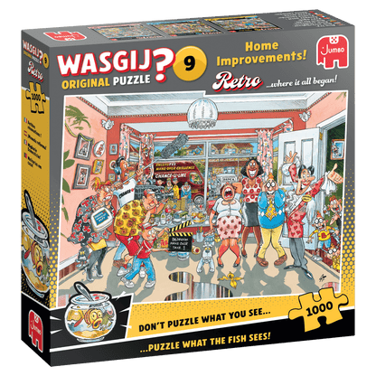 Wasgij Retro Original 9 – Lakásfelújítás! Jumbo 1000 darabos kirakó puzzle (JU - 1110100502) - puzzlegarden