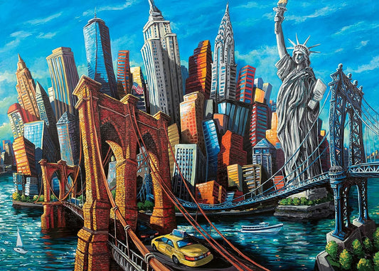 Welcome to New York Ravensburger 1000 darabos kirakó puzzle (RA-16812 4005556168125) - puzzlegarden