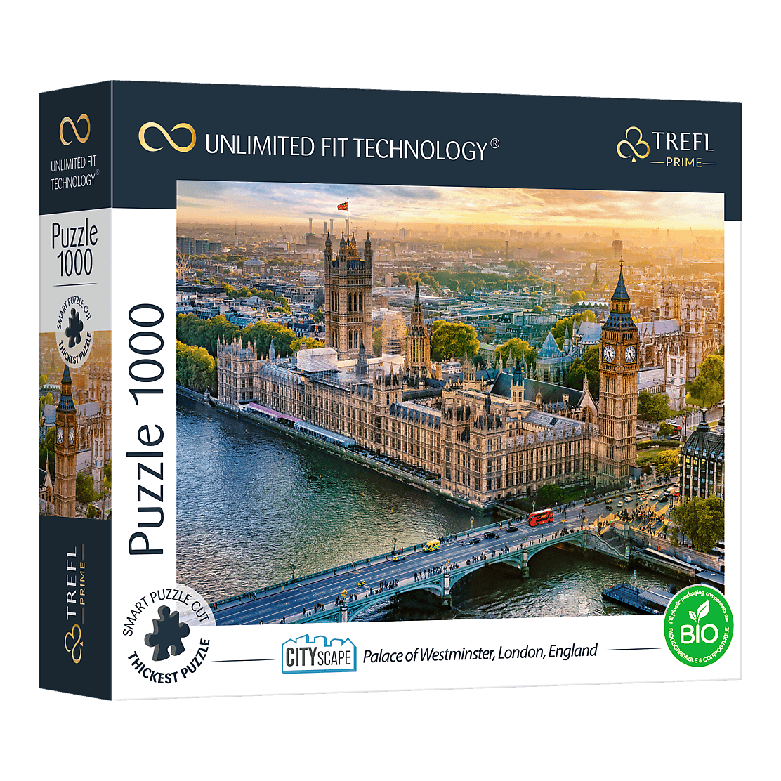 Westminster-palota, London, Anglia Trefl 1000 darabos kirakó puzzle (TR-10705) - puzzlegarden