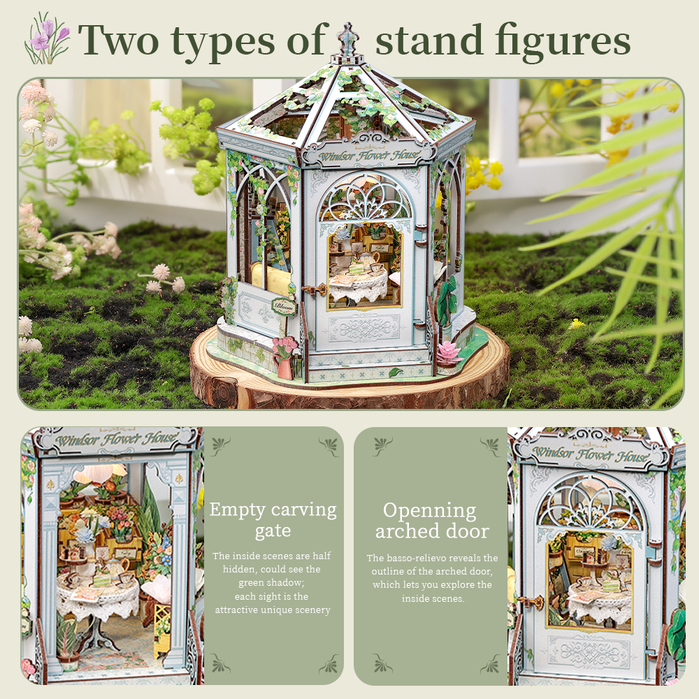 Windsori virágház CuteBee 235 darabos kirakó puzzle (CB-GHGC401) - puzzlegarden