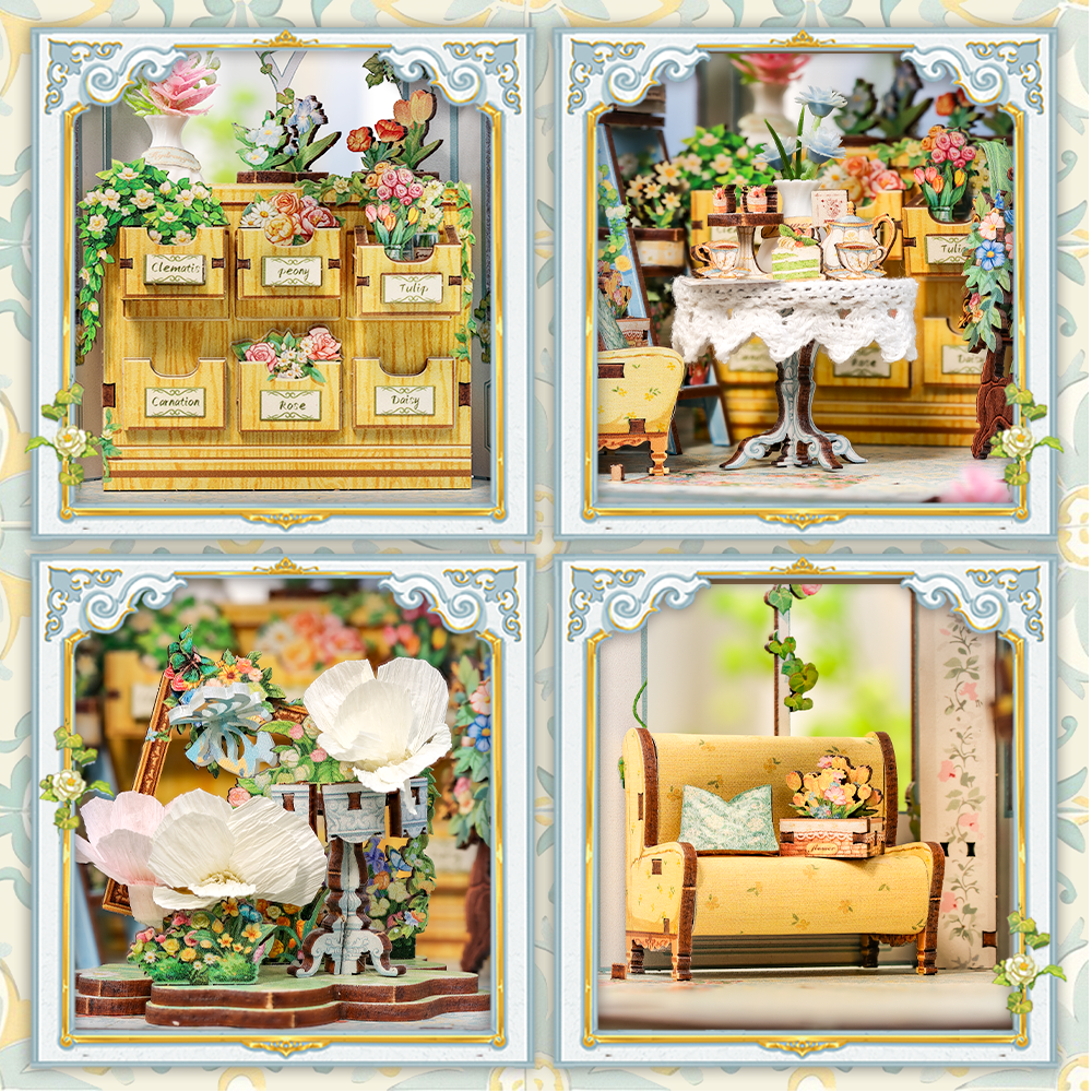 Windsori virágház CuteBee 235 darabos kirakó puzzle (CB-GHGC401) - puzzlegarden