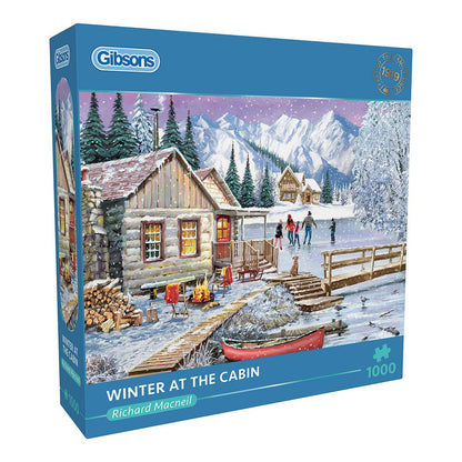 Winter at the Cabin Gibsons 1000 darabos kirakó puzzle (G - G6382 5012269063820) - puzzlegarden