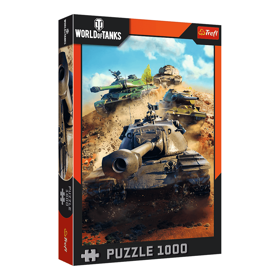 World of Tanks – Csatában a harckocsik Trefl 1000 darabos kirakó puzzle (TR-10943) - puzzlegarden
