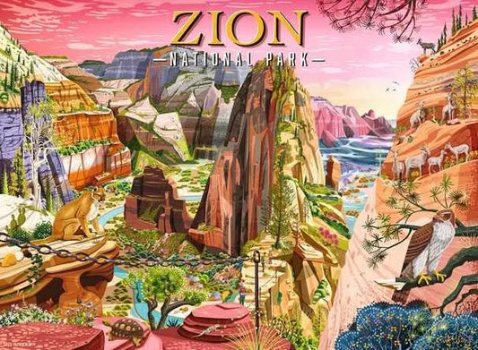 Zion Nemzeti Park Ravensburger 500 darabos kirakó puzzle (RA-12001888) - puzzlegarden