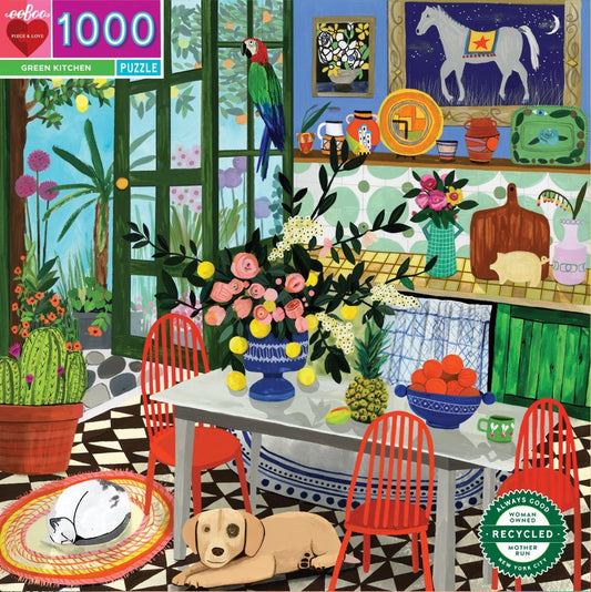 Zöld Konyha Eeboo 1000 darabos kirakó puzzle (EB - PZTGNK) - puzzlegarden