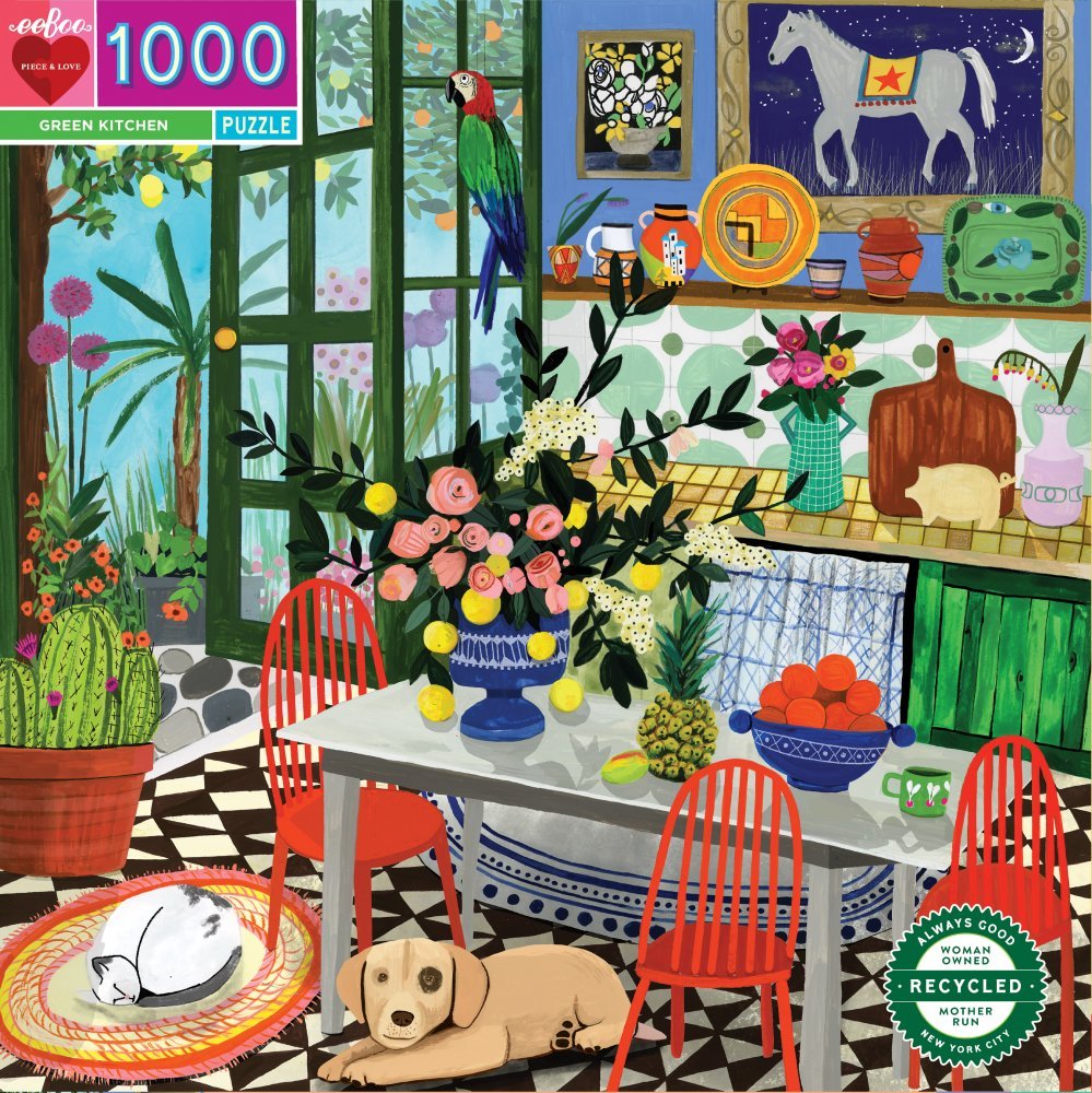 Zöld Konyha Eeboo 1000 darabos kirakó puzzle (EB-PZTGNK 689196512674) - puzzlegarden