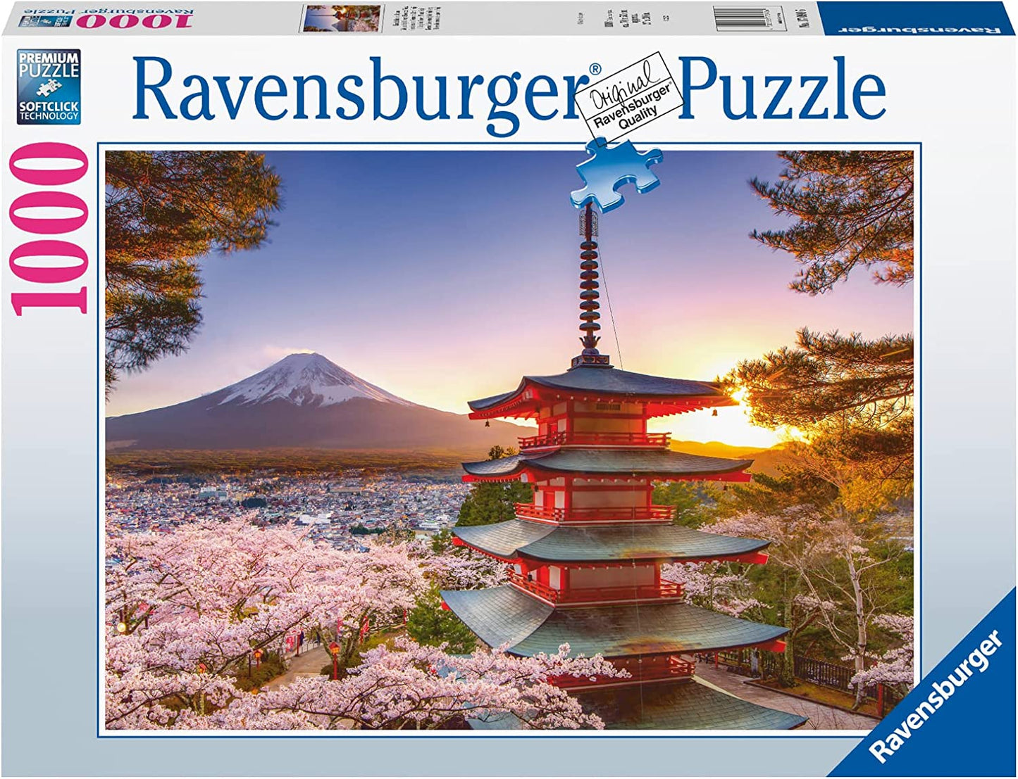 Cseresznyevirágzás a Fuji-hegy előtt Ravensburger 1000 darabos kirakó puzzle (RA-17090 4005556170906) - puzzlegarden